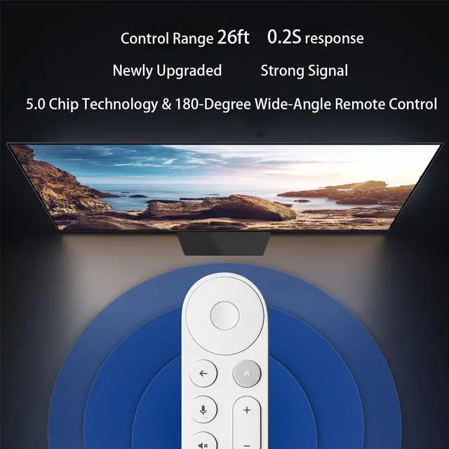 Alt view image 4 of 5 - New Replacement Voice Remote Control GY3LE Compatible with Google TV Streamer 4K, GY3LE Voice Search Remote, Compatible with Google Streamer 4K Smart TV, Not Compatible with Chromecast Google TV