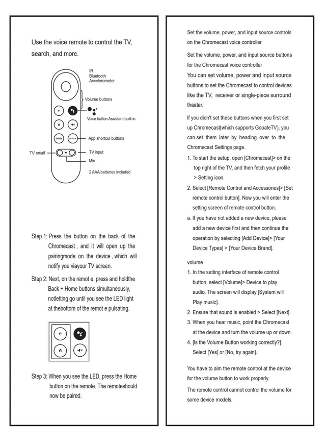 Alt view image 6 of 7 - Upgrade Voice Remote for Google Chromecast 4k Snow TV, G9N9N Replacement Remote Control for Google TV, GA01920-US, GA01409-US, GA01923-US, GA01919-US
