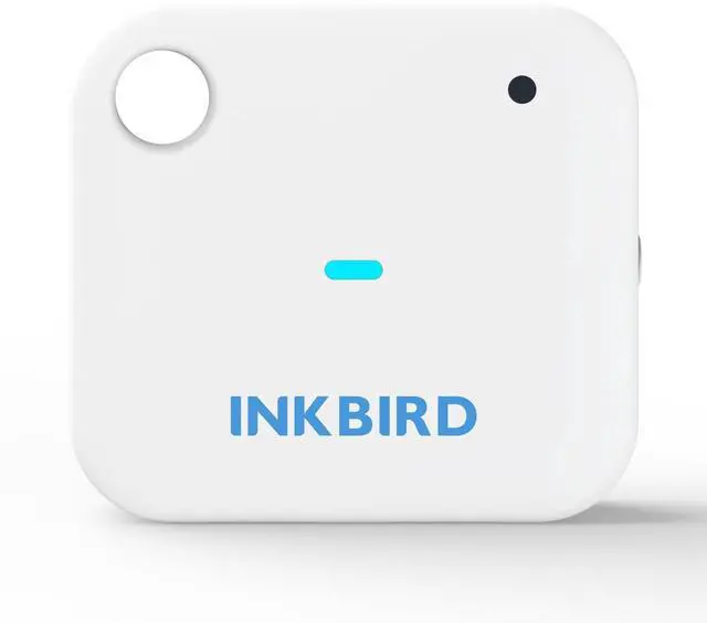 Main image of Smart Wi-Fi Temperature and Humidity Sensor, Inkbird Indoor White Hygrometer Thermometer Monitor with Alarms, Historical Graphs, 1 Year Data Cloud Storage, Ideal for Home Reptile Greenhouse