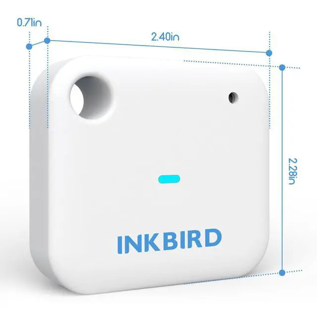 Alt view image 2 of 7 - Smart Wi-Fi Temperature and Humidity Sensor, Inkbird Indoor White Hygrometer Thermometer Monitor with Alarms, Historical Graphs, 1 Year Data Cloud Storage, Ideal for Home Reptile Greenhouse