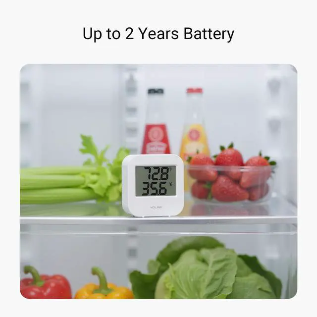 Alt view image 6 of 7 - Smart Temp & Humidity Sensor, LoRa Long Range, 2 Year Battery, Indoor Monitoring for Wine Cellar, Bedroom, Nursery, Greenhouse, RV, with App, Email & SMS Alerts, Alexa IFTTT, 2 Pack + Hub