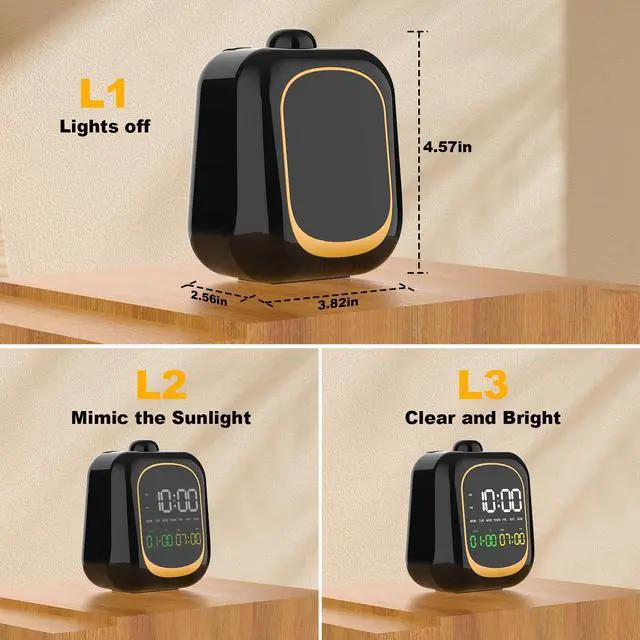 Alt view image 7 of 7 - Hidden Camera Clock - WiFi Full HD 2K Indoor Spy Security Camera Night Vision Motion Detection Nanny 2.4G/5G WiFi Real Time Watch Live Video Nanny Cam