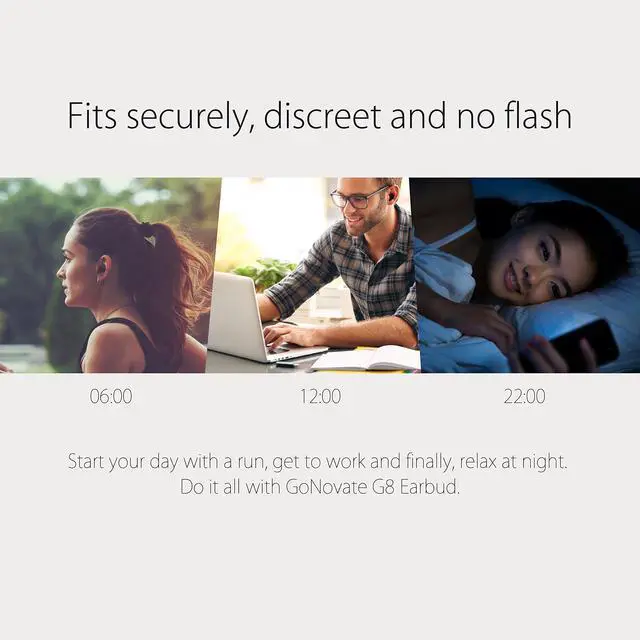 Alt view image 2 of 6 - G8 Bluetooth Earpiece Wireless Headphone Mini Invisible Earbud, 6 Hrs Playtime 2 Magnetic USB Chargers Tiny Smallest Headset Single Car Earphone with Mic for Samsung Galaxy (1 Piece)