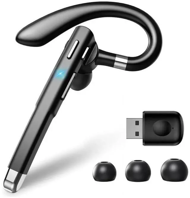 Main image of Bluetooth Headset with USB Type C 270 Degrees Rotatable Microphone for Truck Driver Bussiness and Travel