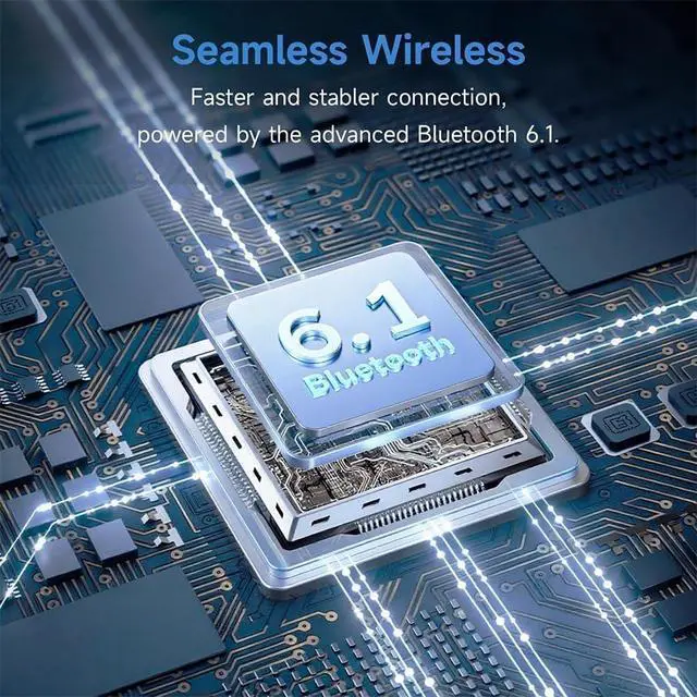 Alt view image 5 of 7 - Bluetooth Headset with USB Type C 270 Degrees Rotatable Microphone for Truck Driver Bussiness and Travel