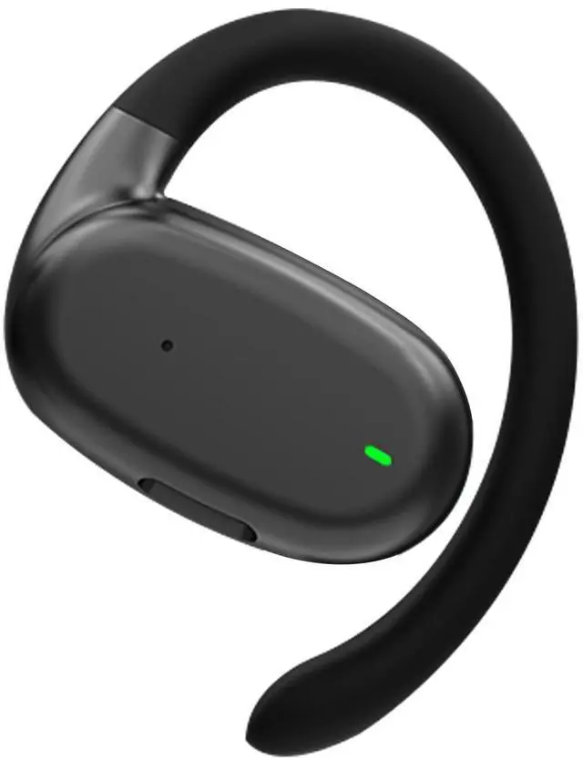 Main image of Single Earbud Open Ear Air Bone Conduction Earbud One Ear Headphones Ear Buds Head Set Wireless Bluetooth Headset Earpiece for Cell Phone Ear Piece with Microphones