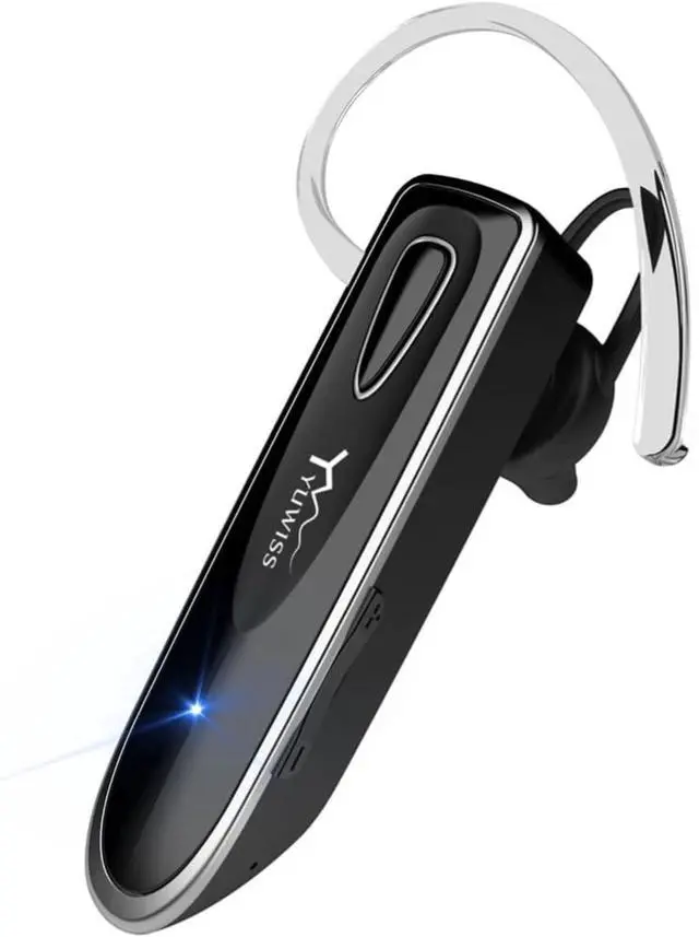 Main image of Bluetooth Earpiece for Cell Phone with Mic Wireless in Ear Earbud Headphones Car Headset with 50 Hours Noise Canceling Hands Free Calling Compatible with Driving, iPhone, Samsung, Black