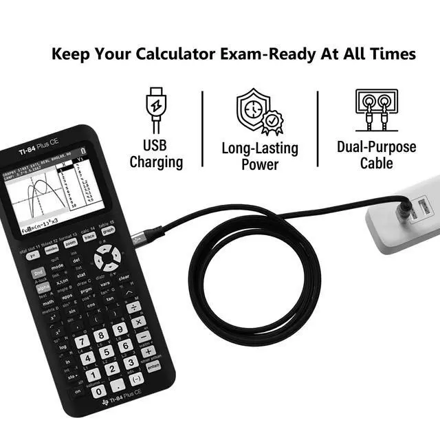 Alt view image 6 of 6 - USB C to Mini USB Cable 12FT, Type C to Mini B Fast Charging Cord Compatible with GoPro Hero 3+, PS3 Controller, MP3 Player, Dash Cam, Garmin Nuvi GPS, Camera, GPS Receiver, Snowball iCE Mic, TI-84