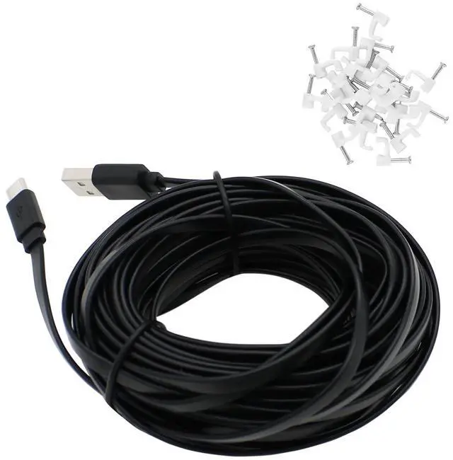 Alt view image 7 of 7 - USB C Extension Cable 25 FT for Outdoor Camera, Waterproof Charger Cord
