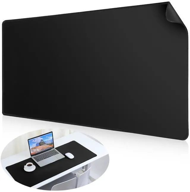 Main image of Large Mouse Pad for Desk, 36x16 Inch Black Gaming Mouse Pad Non-Slip Waterproof Desktop Computer Keyboard Mat for Office, Home, XL