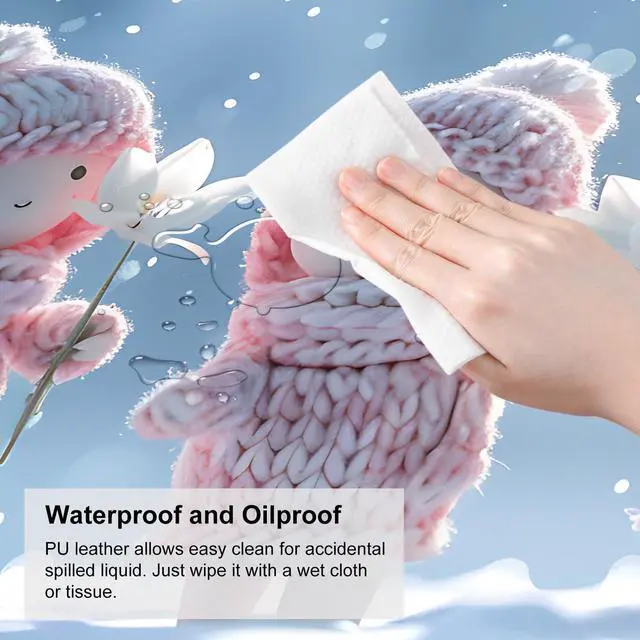 Alt view image 5 of 7 - Mouse Pad Gaming Mousepad 31.5 x 11.8in Large Mouse Pad for Keyboard and Mouse with Anti-Slip Rubber Base, Keyboard Pad XL Mouse Mat for Home and Office,Cute Winter Dolls