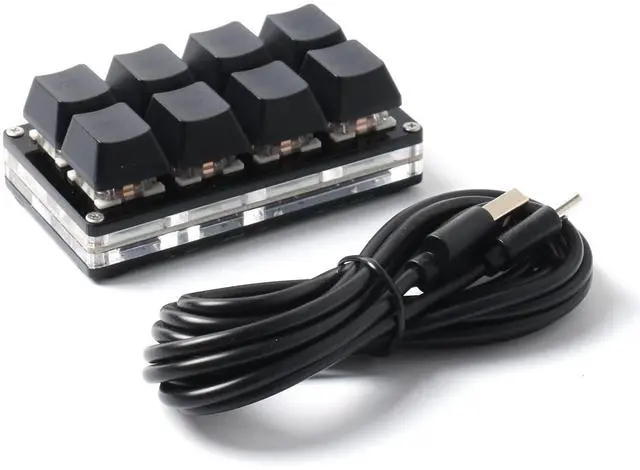 Main image of 8 Keys Keyboard USB Interface Custom Copy Paste Shortcuts Mini Mechanical Keyboard for SayoDevice