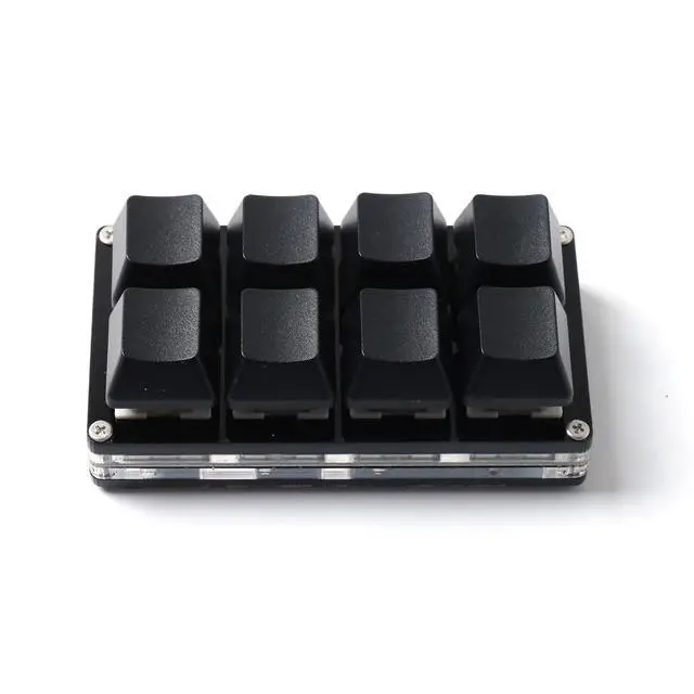 Alt view image 2 of 7 - 8 Keys Keyboard USB Interface Custom Copy Paste Shortcuts Mini Mechanical Keyboard for SayoDevice
