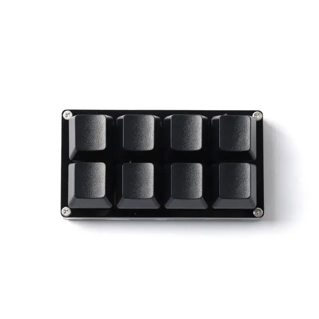 Alt view image 3 of 7 - 8 Keys Keyboard USB Interface Custom Copy Paste Shortcuts Mini Mechanical Keyboard for SayoDevice