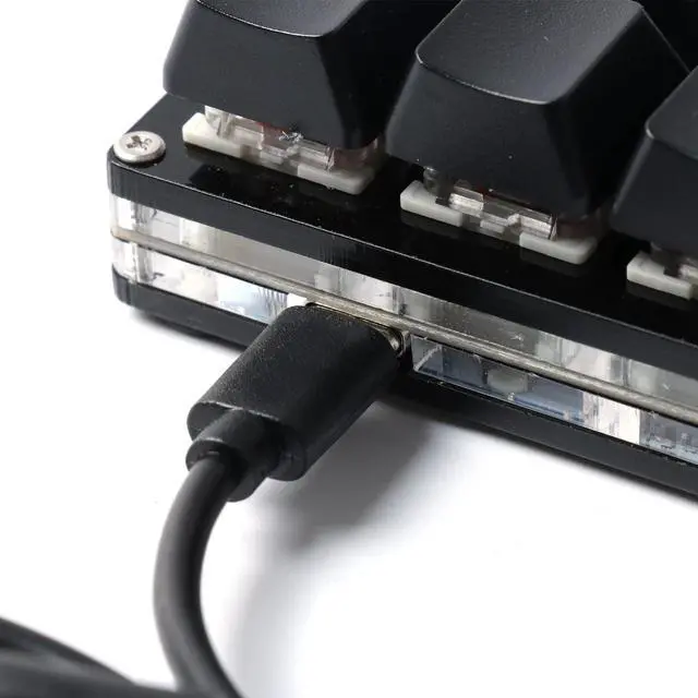 Alt view image 4 of 7 - 8 Keys Keyboard USB Interface Custom Copy Paste Shortcuts Mini Mechanical Keyboard for SayoDevice