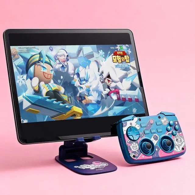 Alt view image 4 of 7 - Bluetooth Game Controller Keyboard Mouse CookieRun Limited Edition, Remote Wireless Controller Compatible with Smartphone, Laptop, Tablet, PC, iPhone, iPad, Nvidia Shield TV
