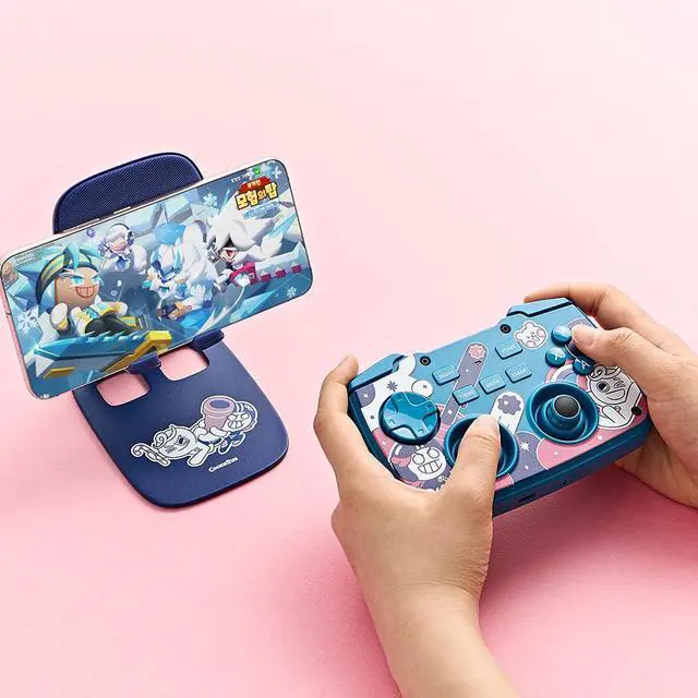 Alt view image 5 of 7 - Bluetooth Game Controller Keyboard Mouse CookieRun Limited Edition, Remote Wireless Controller Compatible with Smartphone, Laptop, Tablet, PC, iPhone, iPad, Nvidia Shield TV