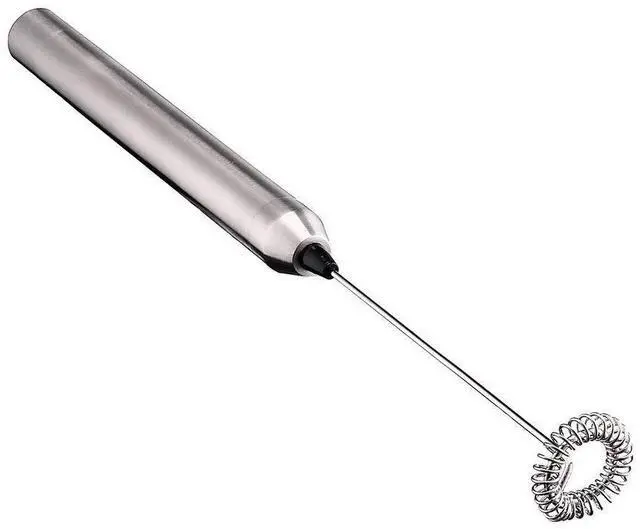 Main image of Milk Frother Handheld Electric Milk Foamer Portable Mini Mixer Machine Stainless Steel Touch Handheld Espresso Mixer Battery Operated Frother Coffee Stirrer Maker for Hot Chocolate Coffee