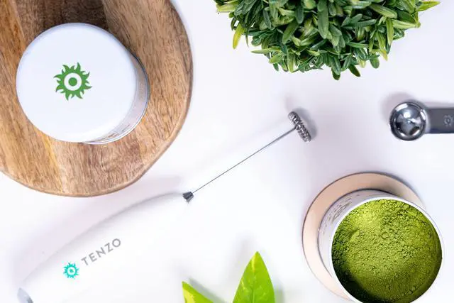 Alt view image 3 of 3 - Electric Matcha Whisk and Milk Frother (Batteries Included) - Handheld Foam Maker for Matcha Lattes, Coffee, Cappuccino, Mushroom, and Other Drinks
