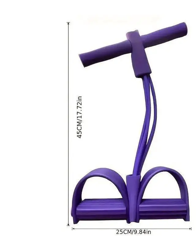 Alt view image 6 of 6 - 21 Fitness Resistance Bands-6 Tube Pedal Ankle Puller,Pedal Resistance Band with Handle,Resistance Bands,Strength Training, Tummy, Waist, Arm, Leg Slimming, Home Gym Exercise Equipment (6 Tube)
