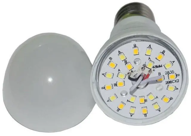 Alt view image 3 of 6 - 6W E27 Smart LED Light Bulbs Dimmable with 2.4GHz Wireless 3-Zone Remote Control - Adjustable Color Temperature (Warm/Cool) and Brightness 2 Pack (2 Bulb+1 Remote)
