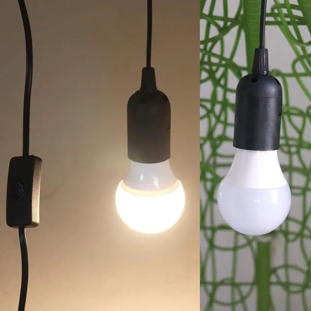 Alt view image 5 of 5 - 4pcs 13ft E26/E27 LED Light Socket Extension Cord with On/Off Switch and US AC Power Plug Bulb Socket for Pendant Lighting Bulb Lamp in Kitchen Bedroom Restaurant (13ft 4 Packs)