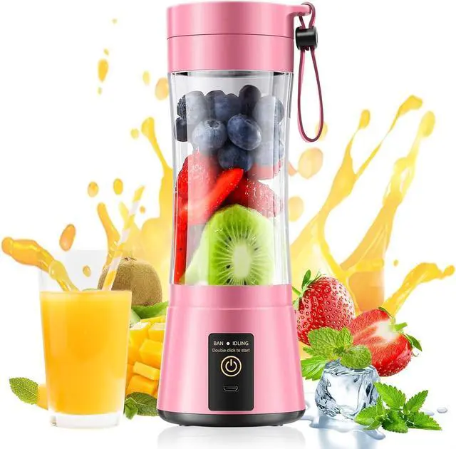 Main image of Cordless Portable Personal Size Blender - Mini Blender Make Smoothies and Shakes, 380Ml BPA Free Travel Cup, Powerful Blending Suit in Office/Home/Gym