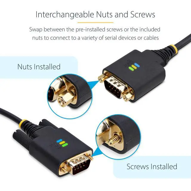Alt view image 3 of 7 - 6ft USB to Serial Adapter Cable, FTDI (1P6FFC-USB-SERIAL)