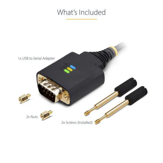 Alt view image 7 of 7 - 6ft USB to Serial Adapter Cable, FTDI (1P6FFC-USB-SERIAL)