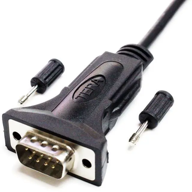 Alt view image 3 of 7 - Premium USB 2.0 to RS232 Serial DB9 Adapter Cable 10 Feet - Supports Windows 11, 10, 8, 7, Vista, XP, 2000, 98, Linux and Mac - Built with FTDI Chipset and Thumbscrews