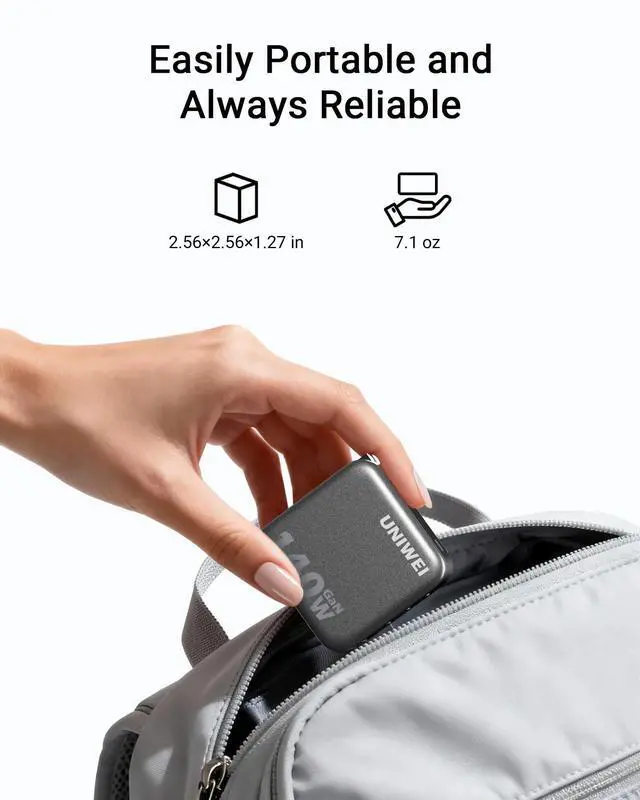 Alt view image 5 of 7 - Laptop Charger, 140W MAX USB C Charger, 4-Port Multi-Device Fast Charging, Advanced GaN Power Adapter, for MacBook, iPhone 17/16 Series, Samsung Galaxy, Pixel, and More