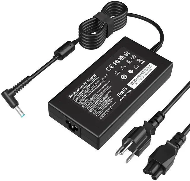Main image of 120W Laptop Charger for HP Docking Station Power Cord G5 USB-C/A Universal Dock G2 5TW13AA Envy 15 17 Series Omen 15-5000 5100 5200 710415-001 L41856-001 Power Supply-4.5 * 3.0mm