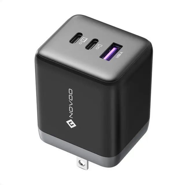 Main image of 100W USB C Charger Block (GaN III), 3-Port Fast Charging Wall Charger | Foldable Compact Wall Charger for MacBook Pro/Air, Dell XPS 13, iPad Pro, Galaxy S24/S23, iPhone 16/15 Pro and More
