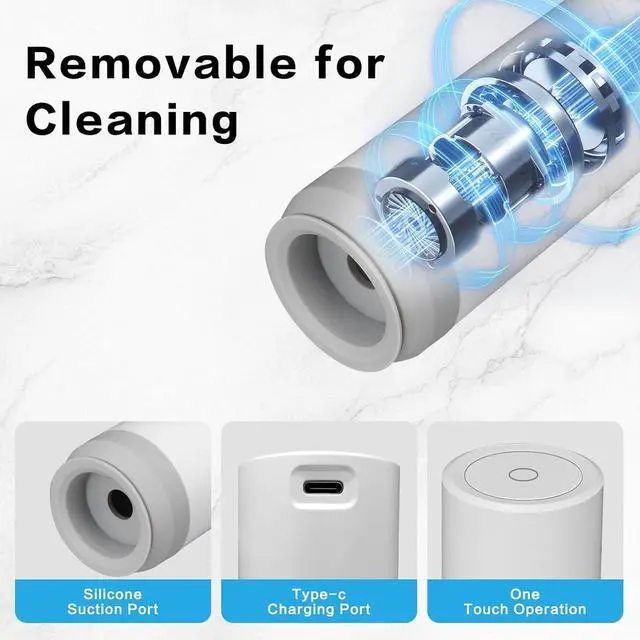 Alt view image 6 of 7 - Handheld Vacuum Sealer for Food Powerful Vacuum Sealer Machine,Seal Meal Saver,Portable Food Sealer (Vacuum Sealer Machine + 2 Glass Vacuum Containers + 30 Reusable Vacuum Bags