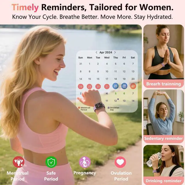 Alt view image 5 of 7 - Fitness Tracker with 24/7 Heart Rate & Blood Pressure Monitor, Smart Watch with Blood Oxy-gen, Sleep Tracking, Fitness Watch 120+ Sports Modes, Answer/Make Calls for Men and Women