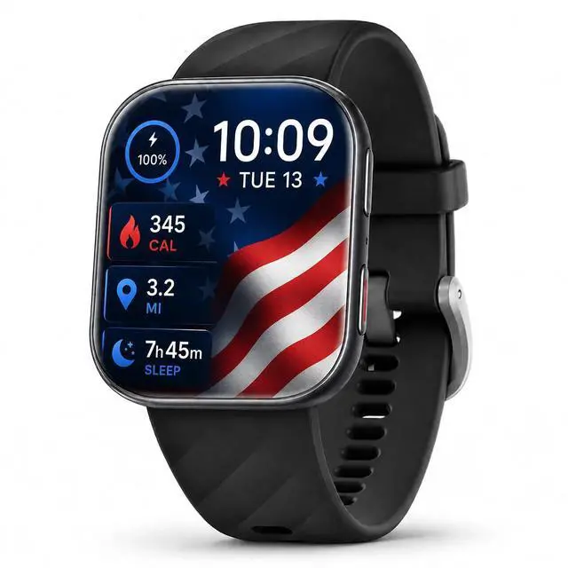 Main image of Health Fitness Tracker with 24/7 Heart Rate/Blood Pressure Monitor, Blood Oxy-gen/Sleep Tracking, 120+ Sports Activity Tracker, Smart Watch (Make/Answer Call) with Step Counter for Women Men