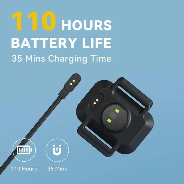 Alt view image 5 of 7 - Heart Rate Monitor Armband, Bluetooth 5.0/ANT+ HR Monitor, Rechargeable Fitness Tracker with 110 Hour Battery Life, HR Zone LED Indicator, IPX6 Waterproof, for Running, Cycling, Exercise, Other Sports