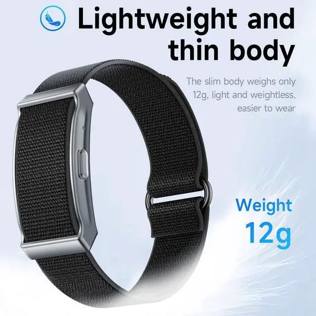 Alt view image 4 of 7 - Smart Health Tracker for Men Women,Heart Rate Monitor Wristband Fitness Smart Bracelet Sleep Tracker Step Counter Pedometer Multi Sport Modes Waterproof Wearable Activity Tracker (Black)