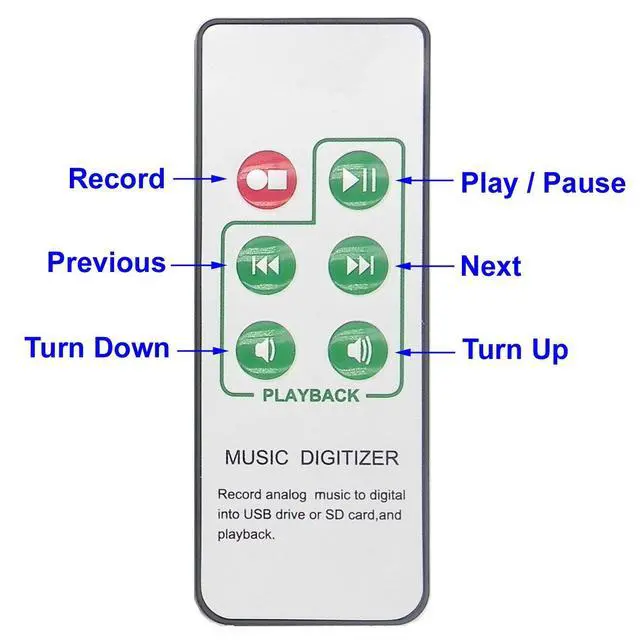 Alt view image 5 of 7 - Music Digitizer CD Recorder for Music Audio Capture Device Cassette MP3 Recorder Converter with 3.5mm & RCA Line Input