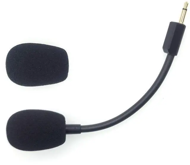 Main image of Mic Replacement Fits for Razer BlackShark V2,V2 Pro Gen 1,V2 SE Wireless Gaming Headsets, Noise Cancelling 3.5mm Jack Boom BlackShark PC Game Sound Microphone Set with 2 Pcs Foam Covers