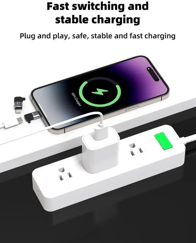 Alt view image 2 of 6 - OTG Audio USB C to Lightning Adapter for Iphone 14 13 Pro Max (3Pack) for Apple Type C Female Lighting Male Charger Cable Mobile Tipo Drive Connect Converter Thunderbolt Dongle Headphone Data for iPad