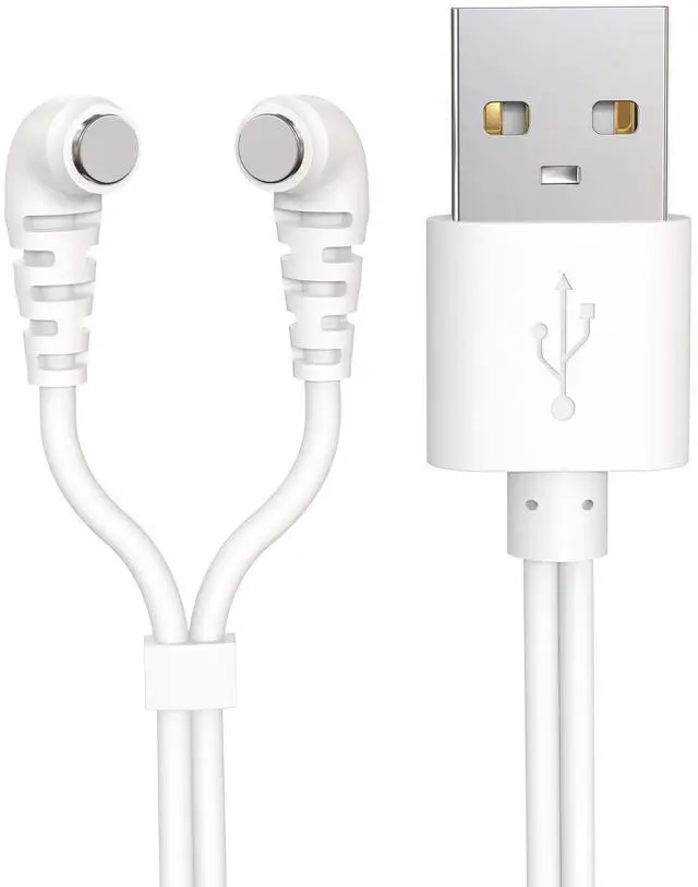 Main image of USB Magnetic Fast Charger Cable - Split Adjustable Charging Cable for Massagers,Rechargeable Toys,Electric Toothbrushes and More