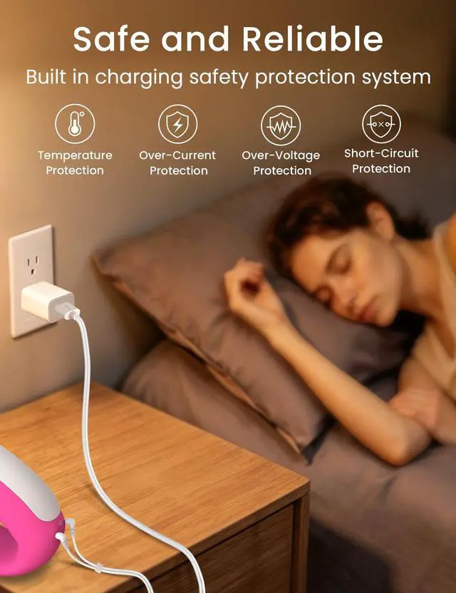 Alt view image 6 of 7 - USB Magnetic Fast Charger Cable - Split Adjustable Charging Cable for Massagers,Rechargeable Toys,Electric Toothbrushes and More