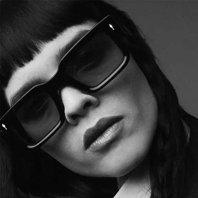 Alt view image 3 of 7 - Thick Square Frame Glasses for Women Men Chunky Rectangle Non Prescription Blue Light Glasses Computer Eyeglasses(Black)