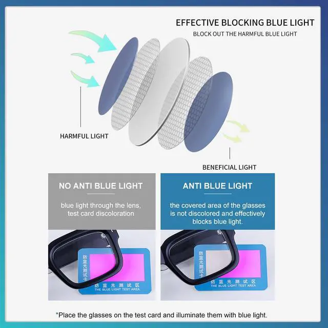 Alt view image 6 of 7 - Thick Square Frame Glasses for Women Men Chunky Rectangle Non Prescription Blue Light Glasses Computer Eyeglasses(Black)