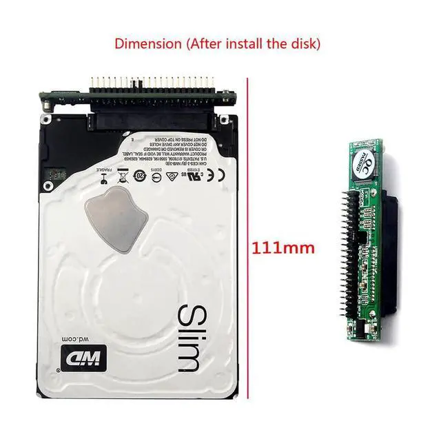 Alt view image 3 of 7 - SATA Female to IDE 44Pin Converter Adapter PCBA for Laptop & 2.5" Hard Disk Drive