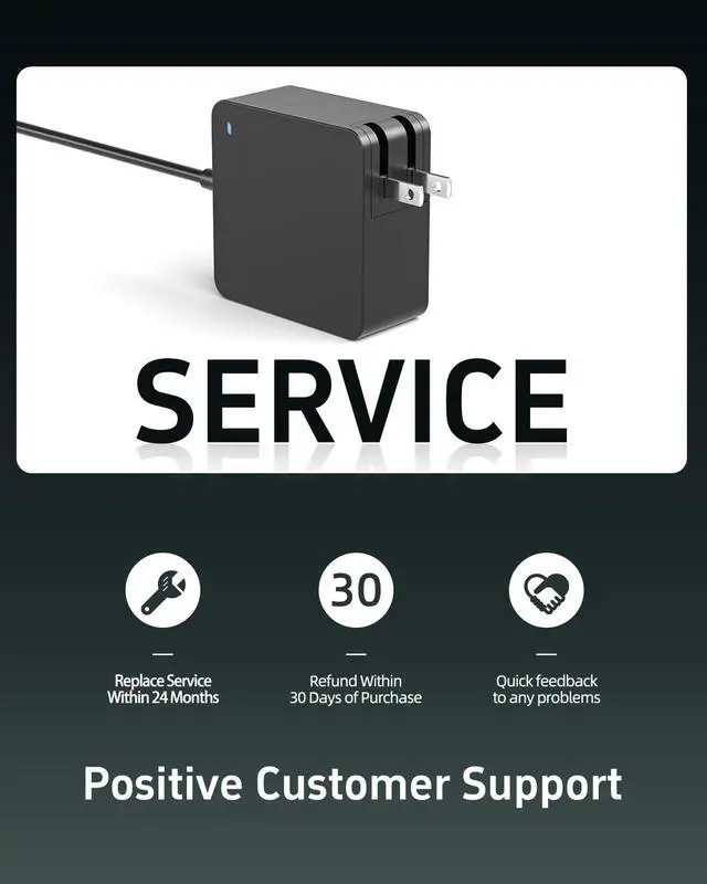 Alt view image 5 of 6 - 65W/45W USB-C Laptop Charger for ASUS ZenBook/VivoBook/ChromeBook/ExpertBook Series, Type-C PD Fast Charging 20V 3.25A AC Adapter