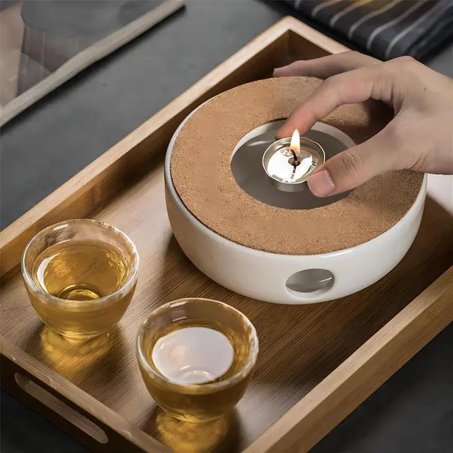 Alt view image 5 of 7 - Teapot Heater, Tea Light Warmer, Suitable for Teapot and Mugs, 6 Inches (Candles not Included)