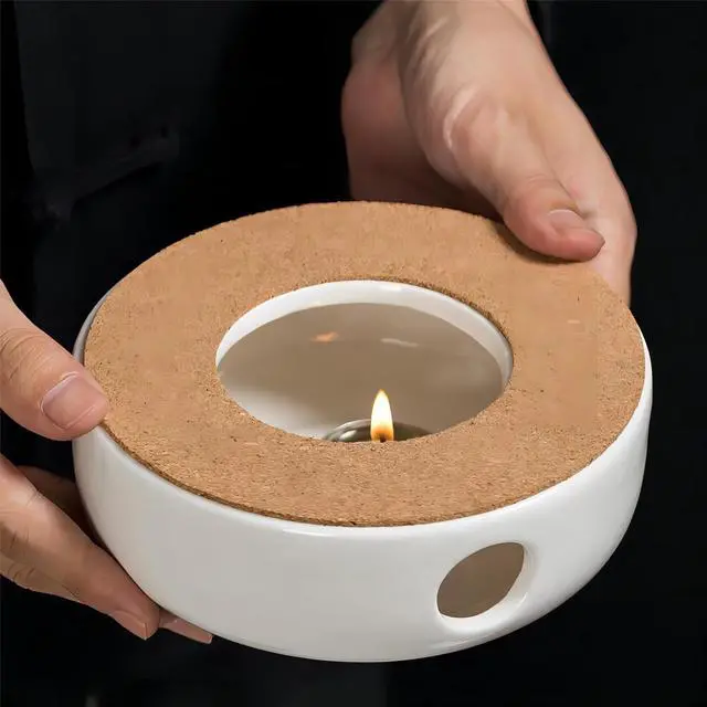 Alt view image 3 of 7 - Teapot Heater, Tea Light Warmer, Suitable for Teapot and Mugs, 6 Inches (Candles not Included)