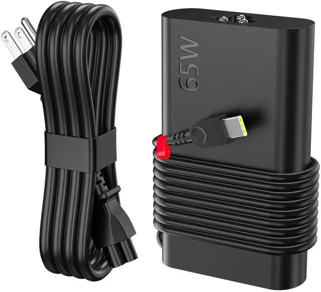 Main image of 2025 New Slim Replacement for 65W Lenovo Laptop Charger USB C Compatible with Lenovo ThinkPad/Yoga/Chromebook Laptop Computer Type C Fast Power Adapter